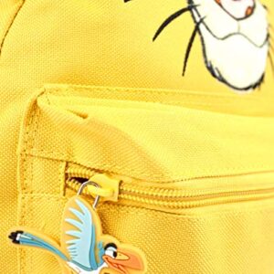 Disney Lion King 3D Simba Cub Face Yellow Backpack