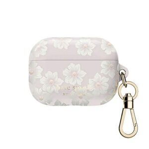 Kate Spade New York Airpods Pro Case - Hollyhock Cream/Blush/Translucent Blush/Glitter Flower Centers/Gold Logo/Premium Gold Hardware (KSAP-002-HHCCS)