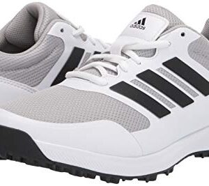 adidas Men's Tech Response Spikeless Golf Shoe, Ftwr White/Core Black/Grey Two, 9.5