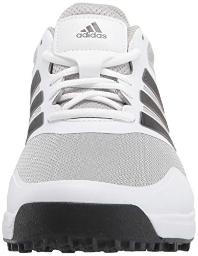 adidas Men's Tech Response Spikeless Golf Shoe, Ftwr White/Core Black/Grey Two, 9.5