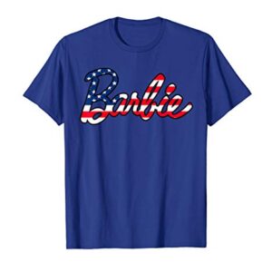 Barbie American Flag Logo T-Shirt