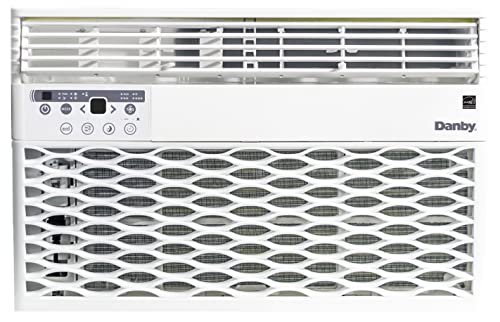 Danby DAC080EB6WDB 8,000 BTU Energy Star Window Air Conditioner, Programmable Timer, LED Display and Remote Control, Ideal for Rooms Up to 350 Square Feet, in White, 8000