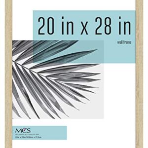 MCS Studio Gallery Frame, Natural Woodgrain, 20 x 28 in, Single