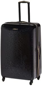 american tourister belle voyage hardside luggage with spinner wheels, black, carry-on 21-inch