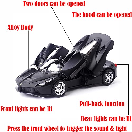 Alloy Collectible Ferrari Race and Play LaFerrari Pull Back Vehicles Diecast Cars Model