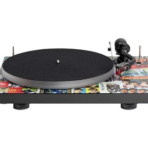 Pro-Ject Debut III Turntable - The Beatles Singles, Limited Edition Beatles Record Player, 8.6″ S-Shaped Aluminium Tonearm, Ortofon 2M Red Cartridge, Beatles Memorabilia Vinyl Player - High Gloss