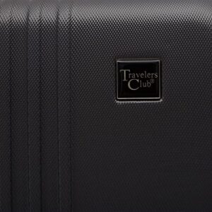 Travelers Club Cosmo Hardside Spinner Luggage, Charcoal Grey, 2-Piece Set (20/28)