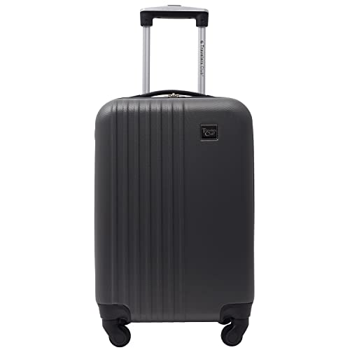 Travelers Club Cosmo Hardside Spinner Luggage, Charcoal Grey, 2-Piece Set (20/28)