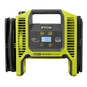 Ryobi 18-Volt ONE+ Dual Function Inflator/Deflator (Tool Only) P747 (Bulk Packaged, Non-Retail Packaging) (Renewed)