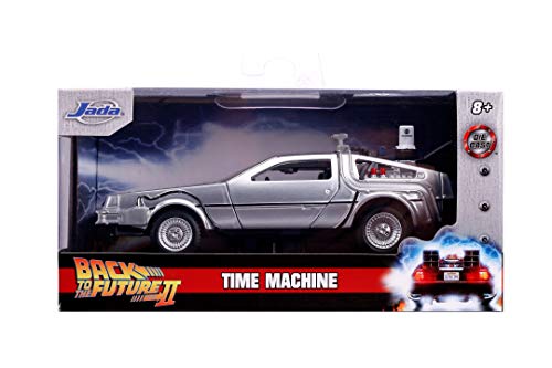 Jada Toys Back to The Future Part II 1:32 Time Machine Die-cast Car, Toys for Kids and Adults