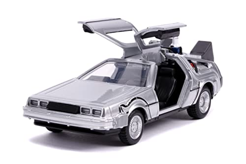 Jada Toys Back to The Future Part II 1:32 Time Machine Die-cast Car, Toys for Kids and Adults