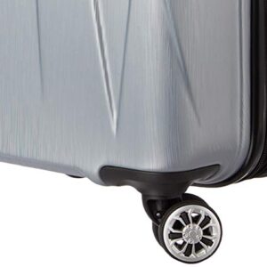 Samsonite Centric 2 Hardside Expandable Luggage with Spinners, Silver, Carry-On 20-Inch