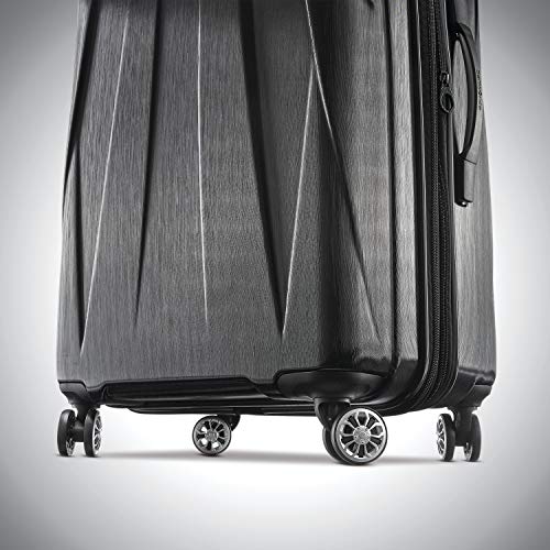 Samsonite Centric 2 Hardside Expandable Luggage with Spinners, Black, Carry-On 20-Inch