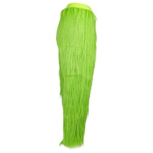 Green Furry Pants,Sleep Pajama Bottoms Halloween Cosplay Costume Accessory for Adult & Kids L