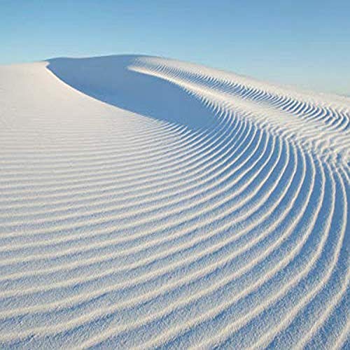 Posterazzi PDDUS32AMA0001LARGE Ripple Patterns in Gypsum Dunes, White Sands National Monument, New Mexico Photo Print, 36 x 24, Multi