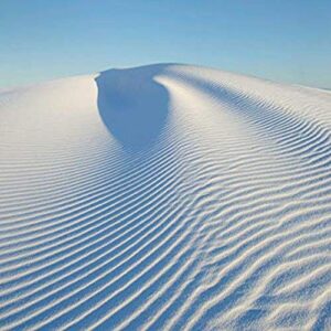 posterazzi pddus32ama0003 ripple patterns in gypsum dunes, white sands national monument, new mexico photo print, 24 x 18, multi