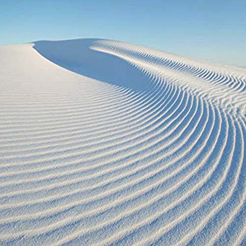 Posterazzi PDDUS32AMA0001 Ripple Patterns in Gypsum Dunes, White Sands National Monument, New Mexico Photo Print, 24 x 18, Multi