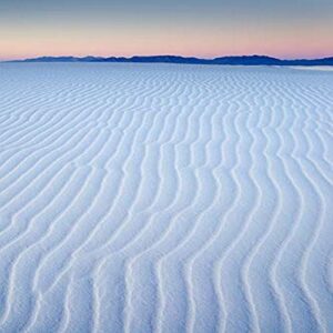 posterazzi pddus32ama0000 ripple patterns in gypsum dunes, white sands national monument, new mexico photo print, 18 x 24, multi