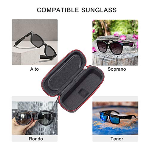RLSOCO Carrying Case for Bose Frames Audio Sunglasses : Frames Alto/Frames Tenor/Frames Soprano/Frames Rondo Bluetooth Audio Sunglasses（NOT for Frames Tempo）