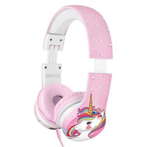 NENOS Kids Headphones Children’s Headphones for Kids Toddler Headphones Limited Volume Unicorn Unicorn