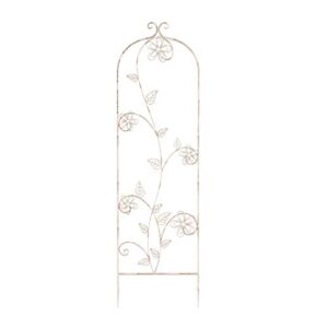 pure garden 50-lg5079 (antique white) garden trellis-for climbing plants