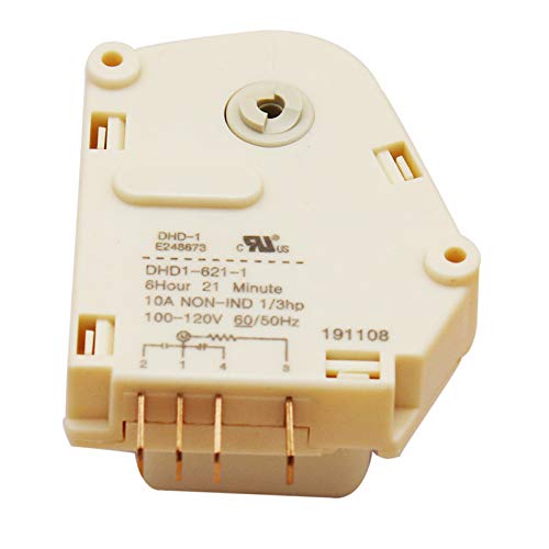 MENSI Electrical Refrigerator Parts & Accessories 6H/21 Minutes Defrost Timer 215846604 for Brand Electrolux, Frigidaire, Gibson, Kelvinator, Westinghouse