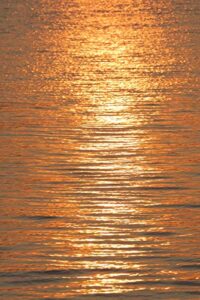 posterazzi pddas36tha0069large sunset reflections on ripples of water photo print, 24 x 36, multi