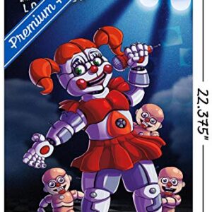 Trends International Five Nights at Freddy's: Sister Location - Baby Wall Poster, 14.725" x 22.375", Premium Unframed Version