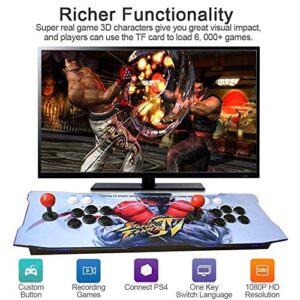 XFUNY. Arcade Game Console 1080P 3D & 2D Games 8000 in 1 Pandora's Box 3D 2 Players Arcade Machine with Arcade Joystick Support Expand Games for PC / Laptop / TV / PS3 (B)