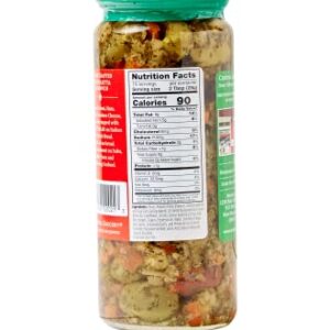 Central Grocery Olive Salad - 16oz (Pack of 2) Perfect for Muffulettas, Sandwiches, Pizza Toppings, Pastas, Hot Dog Topper and More