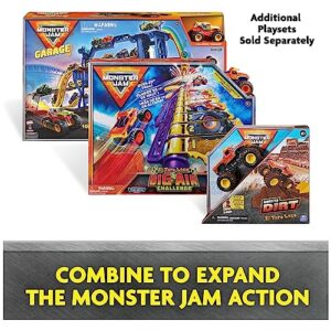 Monster Jam, Transforming Hauler Playset and Storage with Exclusive El Toro Loco Monster Truck, 1:64 Scale, Kids Toys for Boys and Girls Ages 4-6+