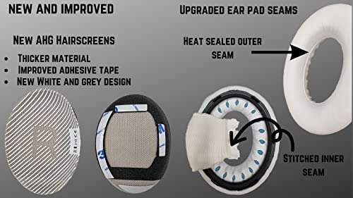 Premium Replacement NC700 Ear Pads / NC700 UC Pads Cushions Compatible with Bose NC700 Headphones/Bose Noise Cancelling 700 Headphones/Bose NC700 UC Headphones (White). Great Comfort/Durability