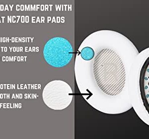 Premium Replacement NC700 Ear Pads / NC700 UC Pads Cushions Compatible with Bose NC700 Headphones/Bose Noise Cancelling 700 Headphones/Bose NC700 UC Headphones (White). Great Comfort/Durability