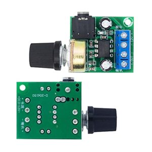 Acxico 2Pcs LM386 10W Mini Power Amplifier Board Audio Amplifier Module DC 3-12V Volume Adjustable Control