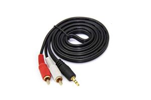 3.5mm to 2 rca audio cable for bose acoustic wave connect kit p/n: 347759-0040