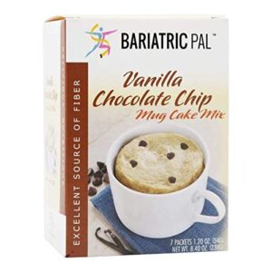 bariatricpal high protein mug cake mix - vanilla chocolate chip (1-pack)