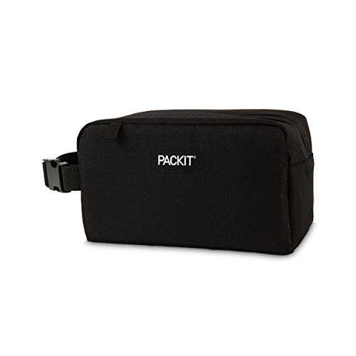 PackIt Freezable Snack Box, Black