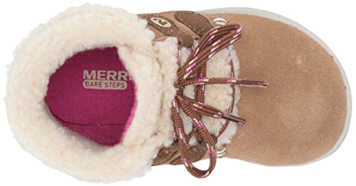 Merrell Bare Steps Cocoa Boot, Chestnut, 10 US Unisex Little Kid