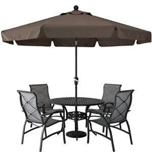 abccanopy premium patio umbrellas 9' brown