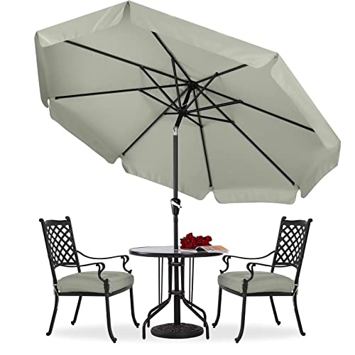 ABCCANOPY Premium Patio Umbrellas 7.5' Light Gray
