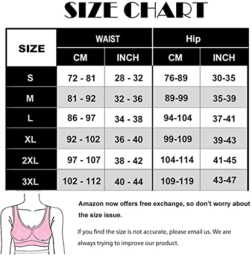 HOPLYNN Sweat Waist Trainer for Women Two Belts, Neoprene Workout Corset Waist Trainer Cincher Trimmer Shaper Zipper Black Small