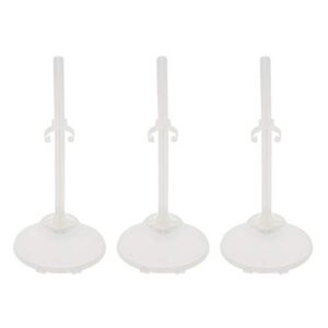 auear, 10 pack stands display holder support for 11" to 13" stent model stand accessories (transparent)