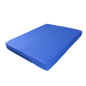 tumbl trak home practice mat (blue), 4ft x 6ft x 6in, hpm-466blue