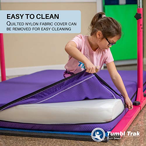 Tumbl Trak Home Practice Mat (Purple), 4ft x 6ft x 6in, HPM-466purp