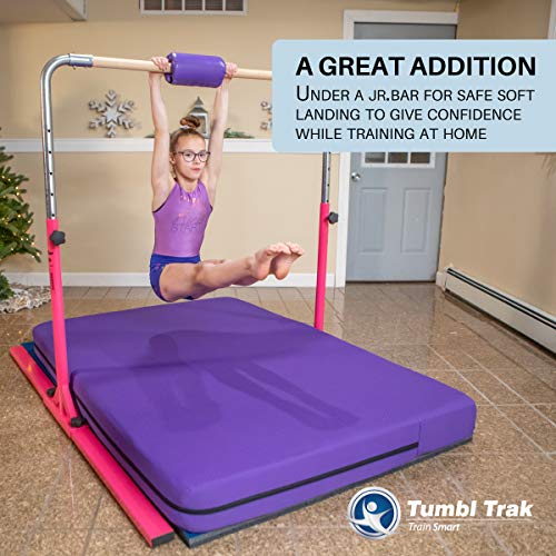 Tumbl Trak Home Practice Mat (Purple), 4ft x 6ft x 6in, HPM-466purp