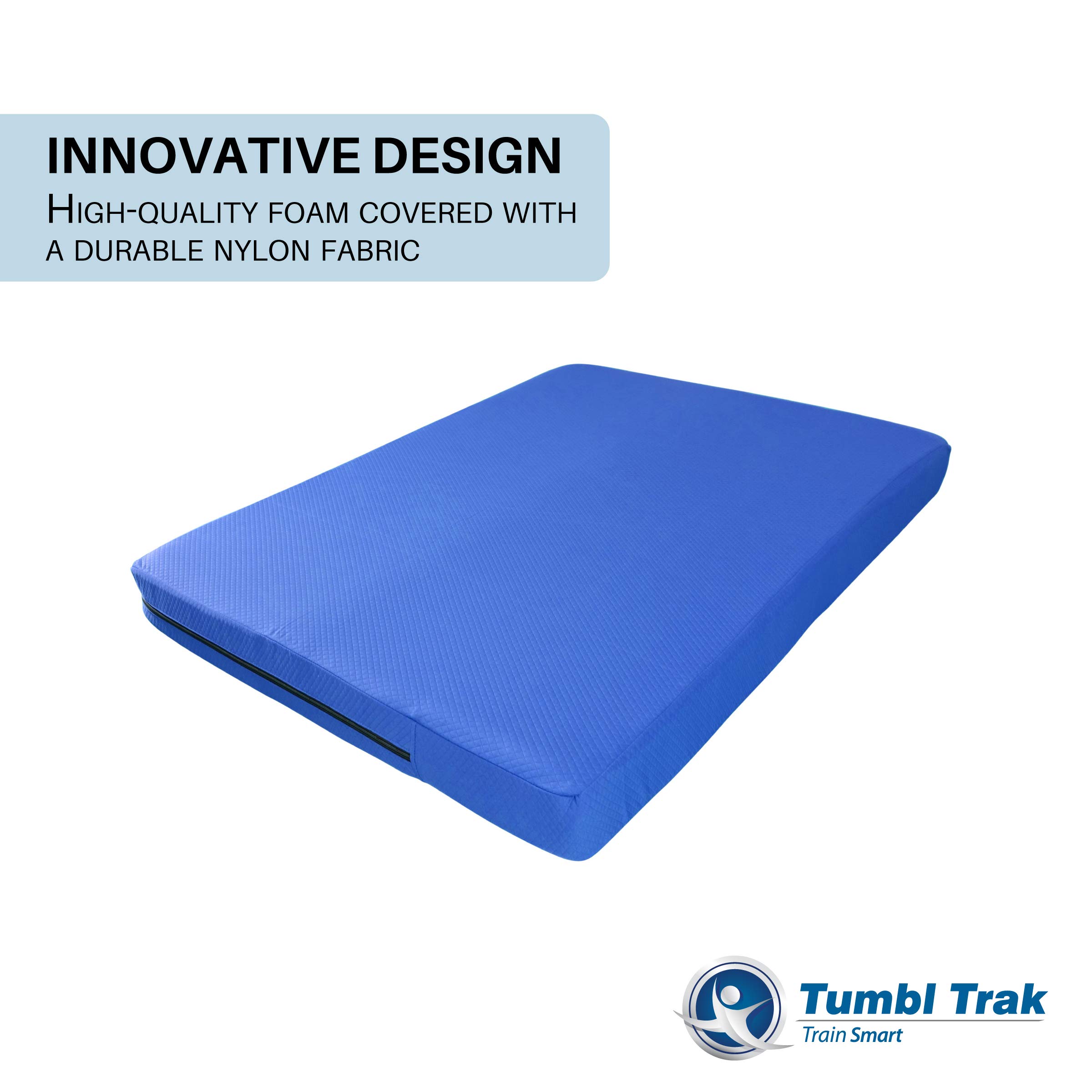 Tumbl Trak Home Practice Mat (Blue), 4ft x 6ft x 6in, HPM-466blue