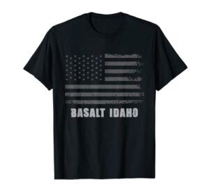 american flag basalt, idaho usa patriotic souvenir t-shirt