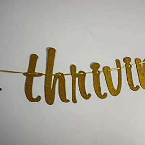 30 Flirty & Thriving Banner, 30th Anniversary Birthday Bunting Sign, Dirty Thirty Party Decorations, Gold and Black Glitter