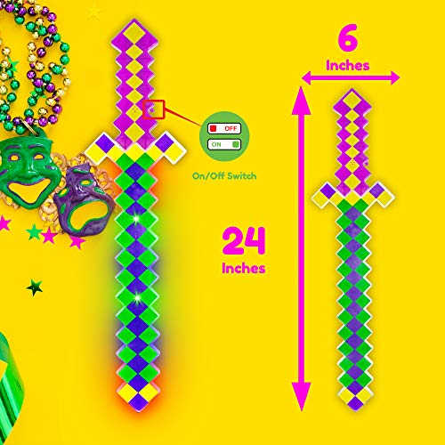 Light-up Pixel Sword 8-bit Toy for Kids | 24" inches