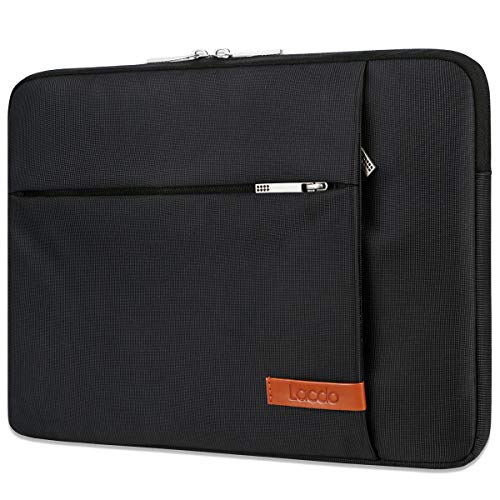 Lacdo 13 inch Laptop Sleeve Case for 13 inch New MacBook Air M2 A2681 M1 A2337 A2179 A1932 | 13 inch New MacBook Pro M2 M1 A2338 A2251 A2289 A2159 A1989 | 12.9" iPad Pro 6th 5th 4rd Computer Bag,Black